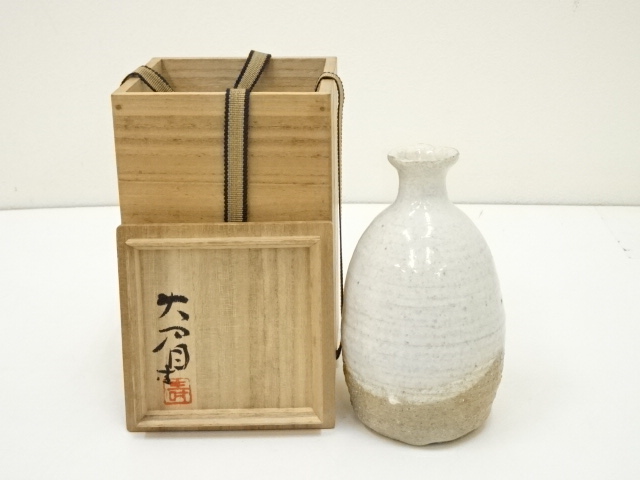 5336320: 萩焼 唐倉山正舟造 茶碗（共箱）